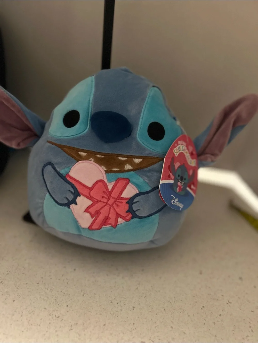 Kids Blue Stitch Mini Backpack with Disney Squishes